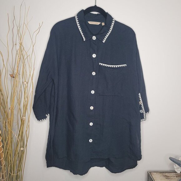 Soft Surroundings Button Up Womens Small - Picture 1 of 8
